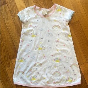 Kids Pajamas with Rainbow and Cloud Print size 7